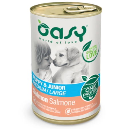 Oasy One Protein Junior Łosoś 400g